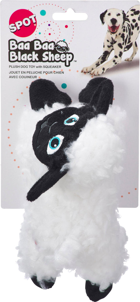 Spot Ethical Pet Baa Baa Black Sheep Plush Dog Toy 8 in