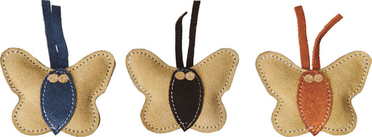 Spot Ethical Pet Dura-Fused Leather Butterfly with Catnip Cat Toy 3 in Assorted Single