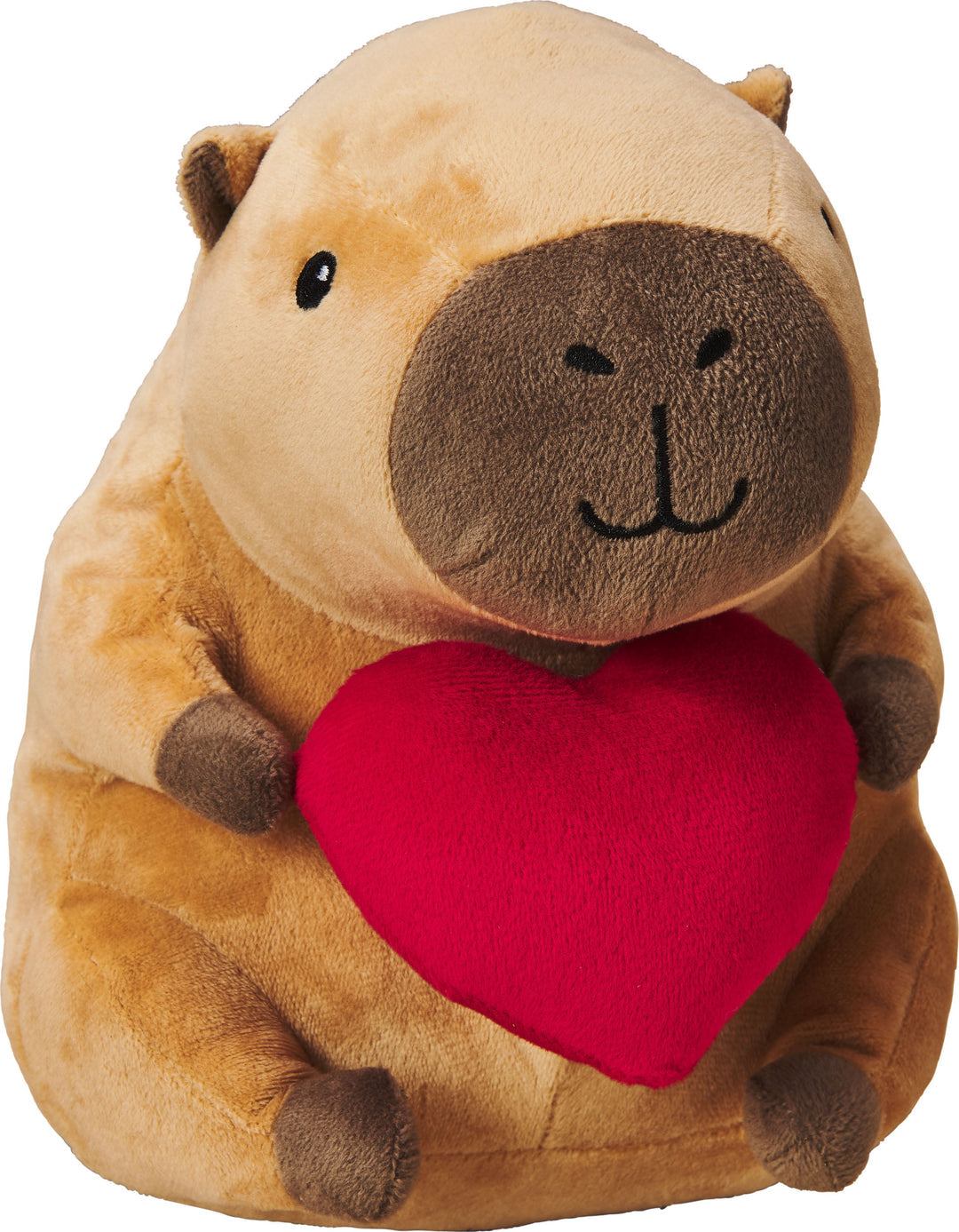 Spot Ethical Pet Capybara with Heart Plush Dog Toy 8 in