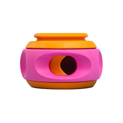 Waglab Playstack Dog Toy The Spinner Large Pink and Orange