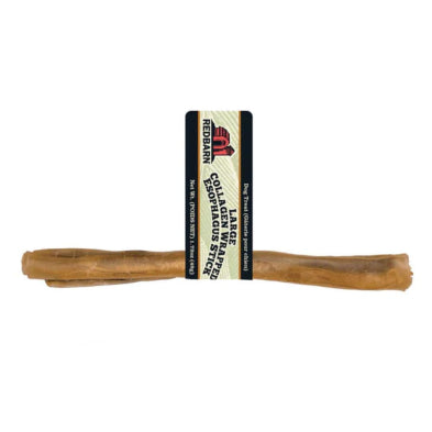 Redbarn Dog Treat Collagen Wrapped Esophagus Stick Large