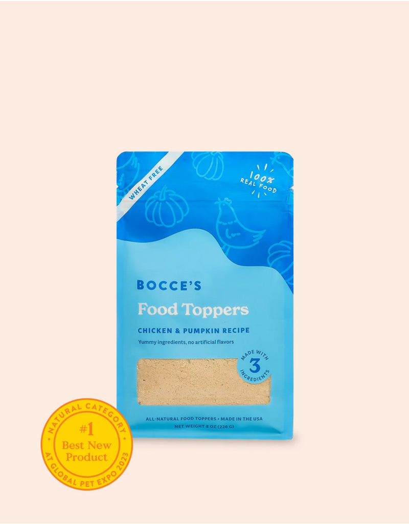 Bocce's Food Toppers  Chicken & Pumpkin 8 oz