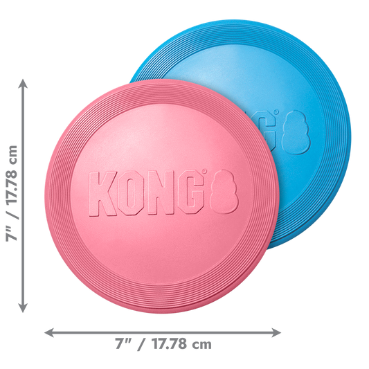 Kong Dog Toy KONG Puppy Flyer Small Assorted