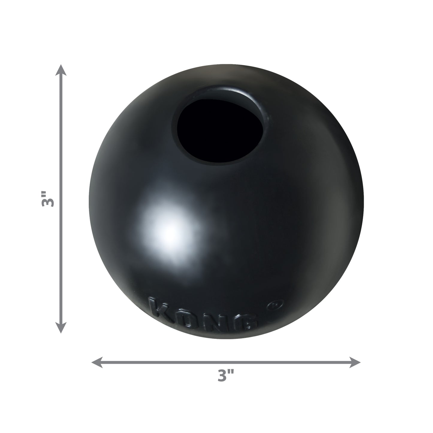 Kong Dog Toy KONG Extreme Ball Medium Black