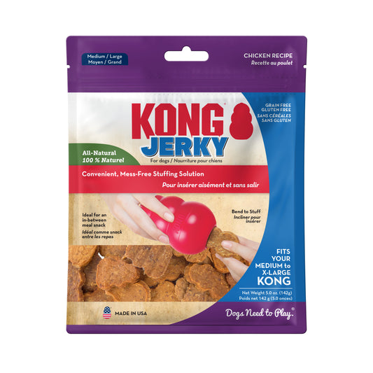 Kong Dog Treat Jerky Chicken Large