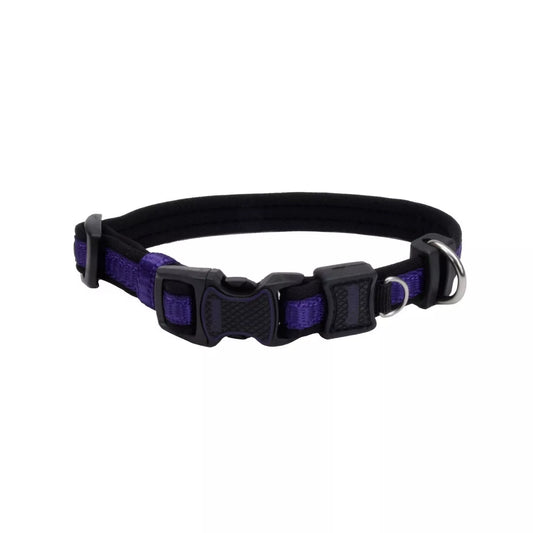Coastal Inspire 5/8in Wide 8-12in Dog Collar Purple