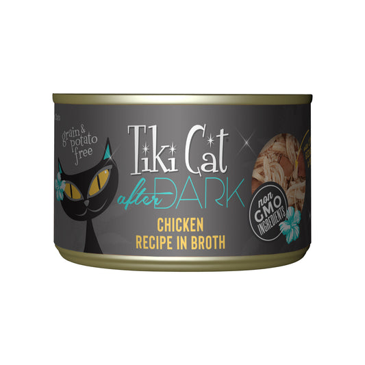 Tiki Cat After Dark Wet Cat Food, Chicken, 5.5oz Can