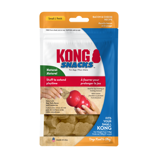 Kong Dog Treat Snacks Bacon & Cheese Small
