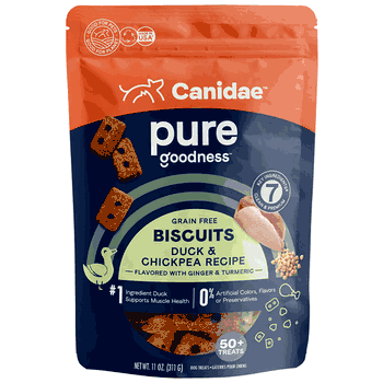 Canidae Pure Heaven Grain Free Dog Treats Duck & Chickpeas 11oz