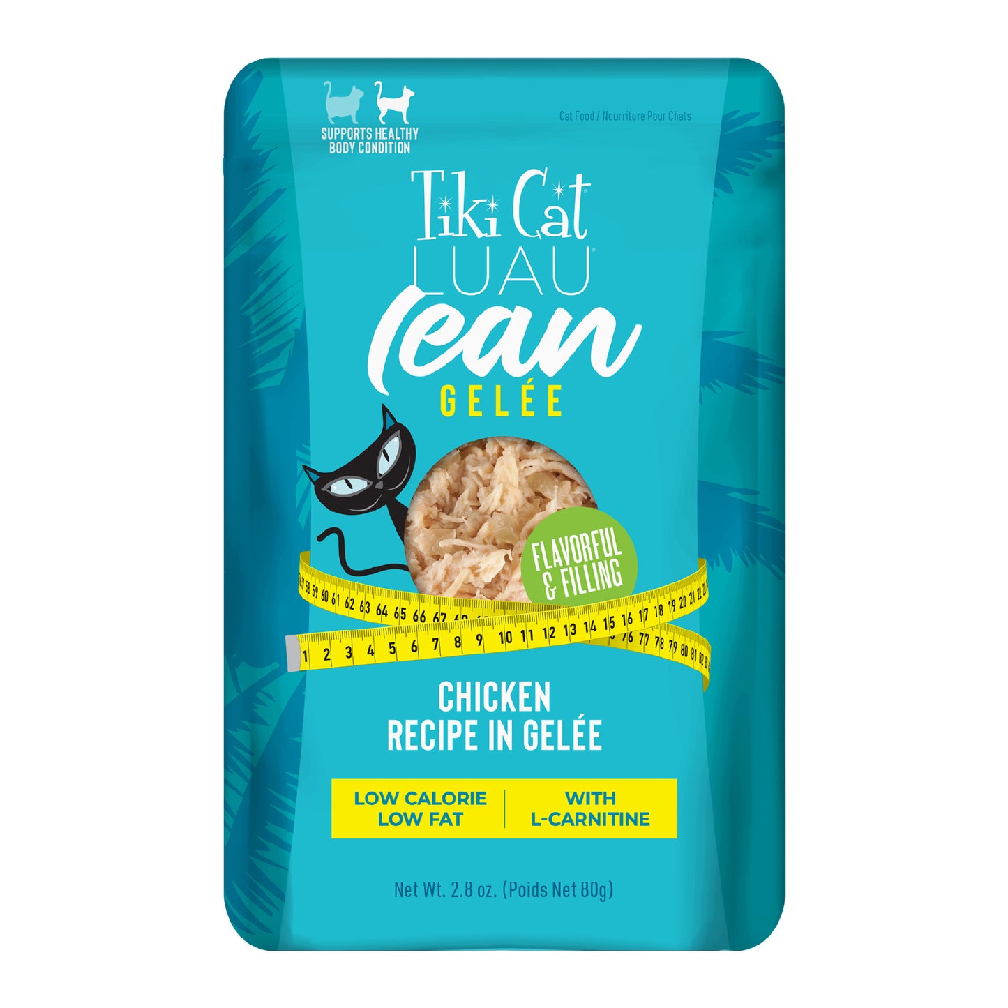 Tiki Cat Luau Lean Gelee Wet Cat Food, Chicken, 2.8oz Pouch