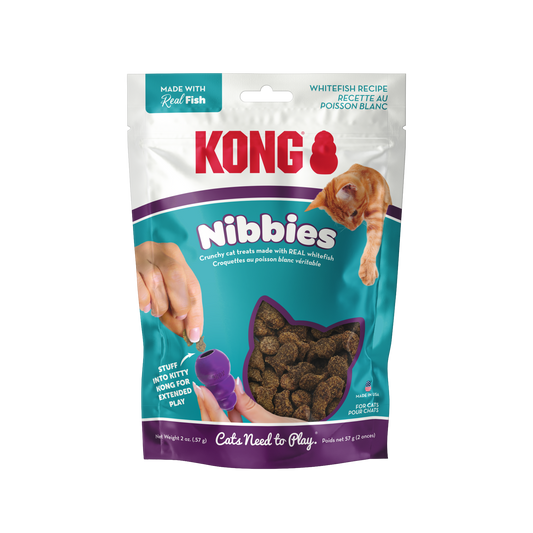 Kong Cat Treat Cat Nibbies Whitefish 2oz