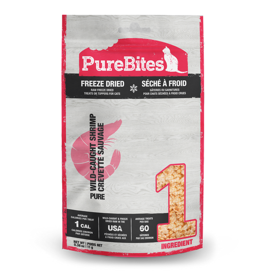 PureBites Freeze Dried Shrimp Cat Treats 3oz