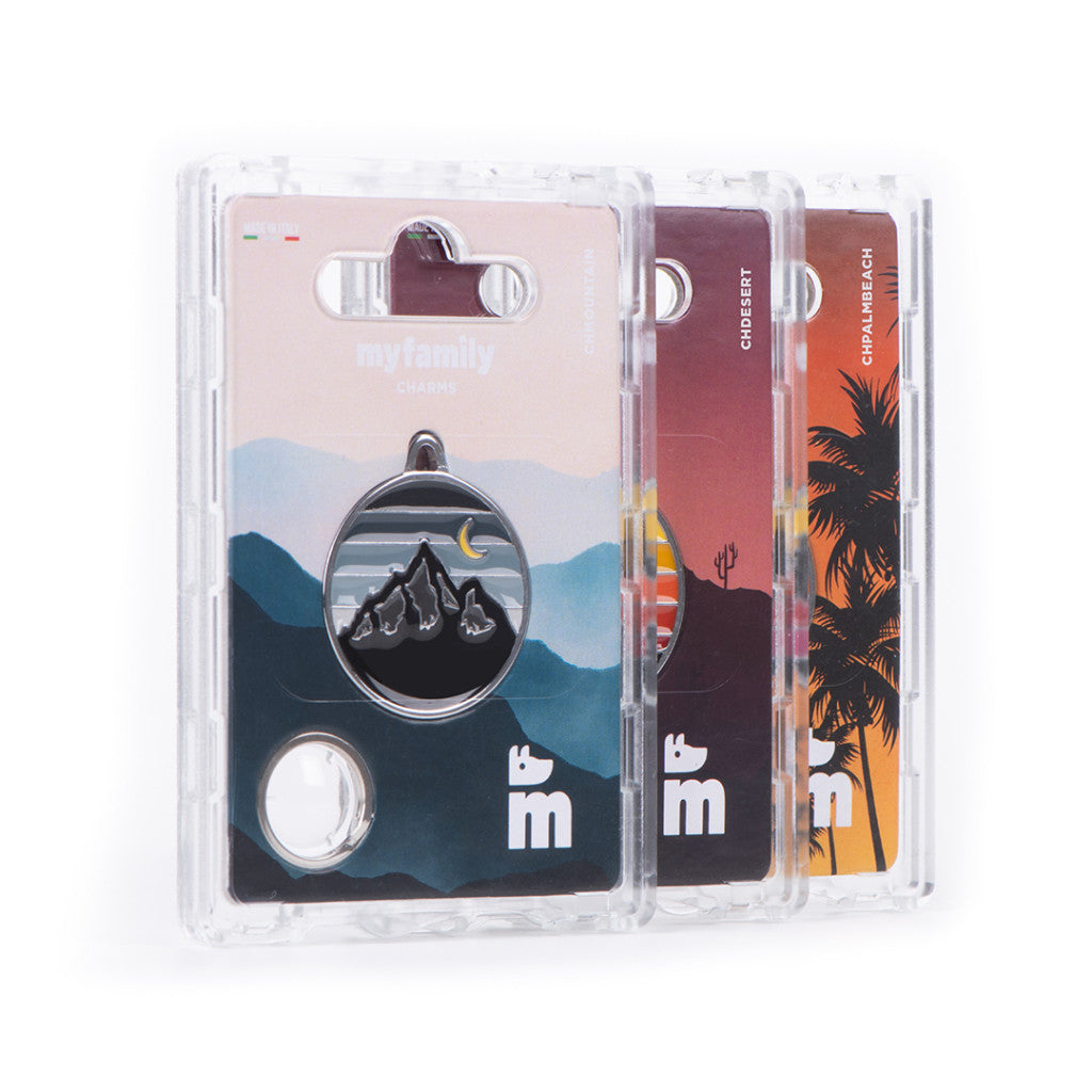 My Family ID Charms Mountain ID Tag