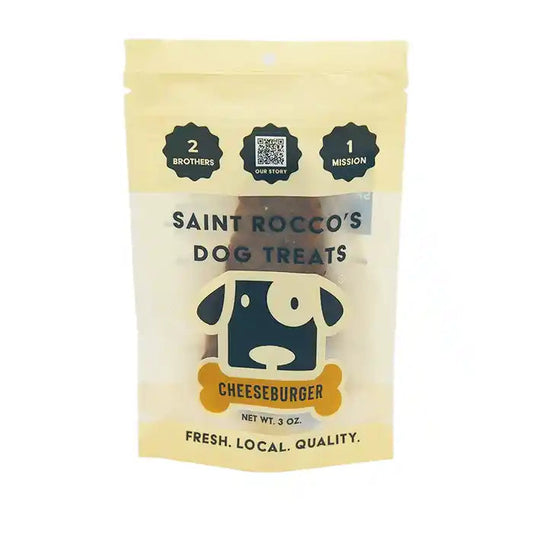 Saint Rocco’s Cheeseburger Recipe Jerky Dog Treats 3oz