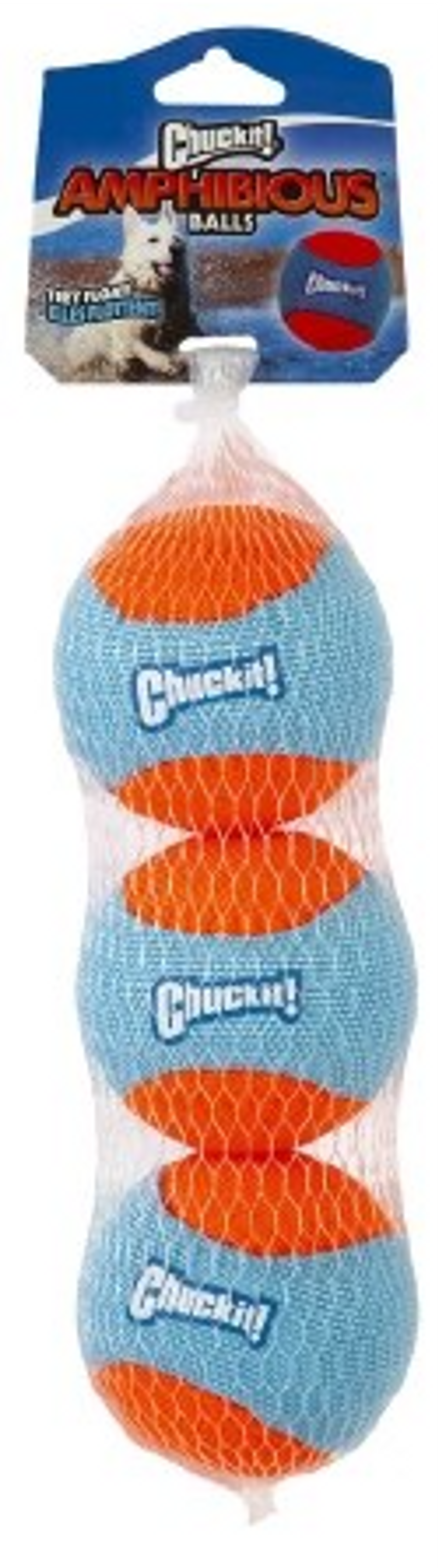 Chuckit! Amphibious Balls Dog Toy 3pk