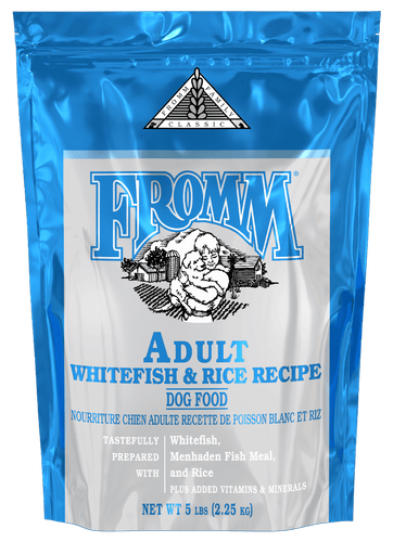 Fromm Adult Whitefish & Rice Recipe Dry Dog Food 5lb