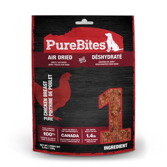 PureBites Air Dried Chicken Jerky Dog Treats 5.5oz