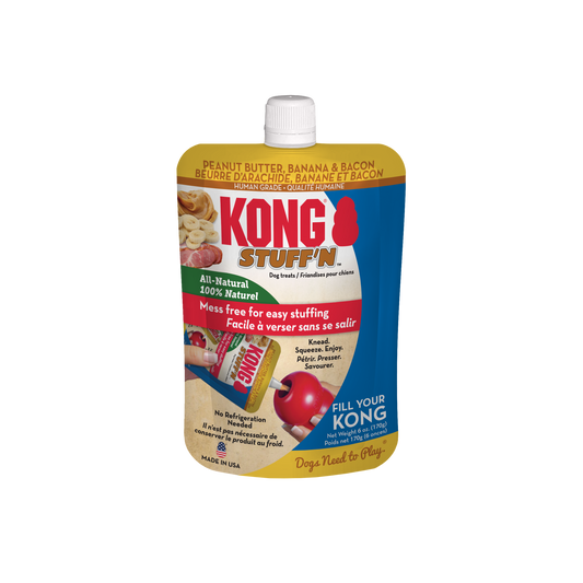 Kong Dog Treat Stuff'N All Natural Peanut Butter Bacon Banana 6oz