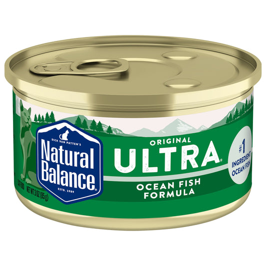 Natural Balance Ocean Fish Formula Wet Cat Food, 3oz Can