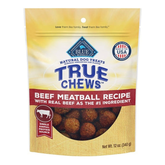 Blue Buffalo True Chews Meatball Beef  12 oz