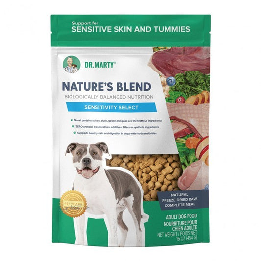 Dr Marty Nature's Blend Sensitivity Select Freeze Dried Raw Dog Food 6oz