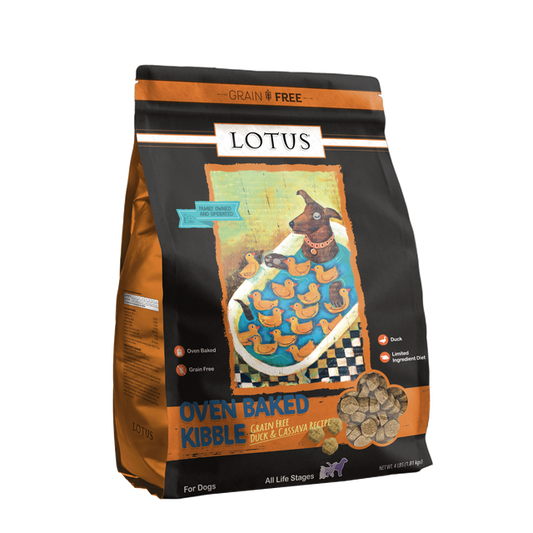 Lotus Regular Bites Duck Recipe  Dry Dog Food 4lb