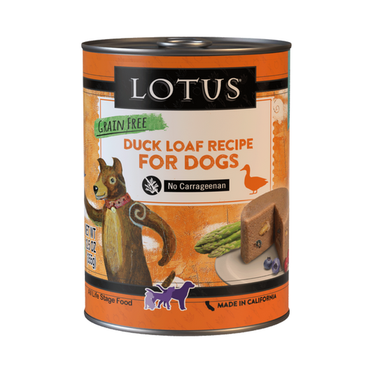Lotus Loaf Duck Recipe Wet Dog Food 12.5oz