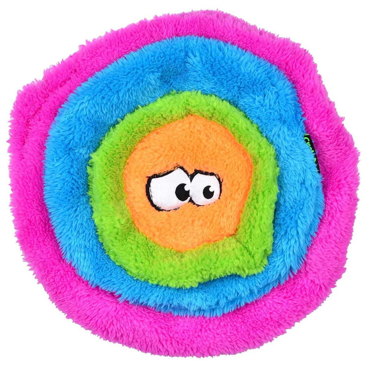 Cycle Dog DuraPlush Multi-Colored Flyer Plush Dog Toy Large