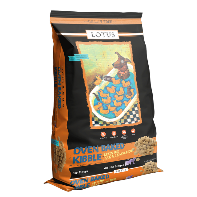 Lotus Regular Bites Duck Recipe  Dry Dog Food 20lb