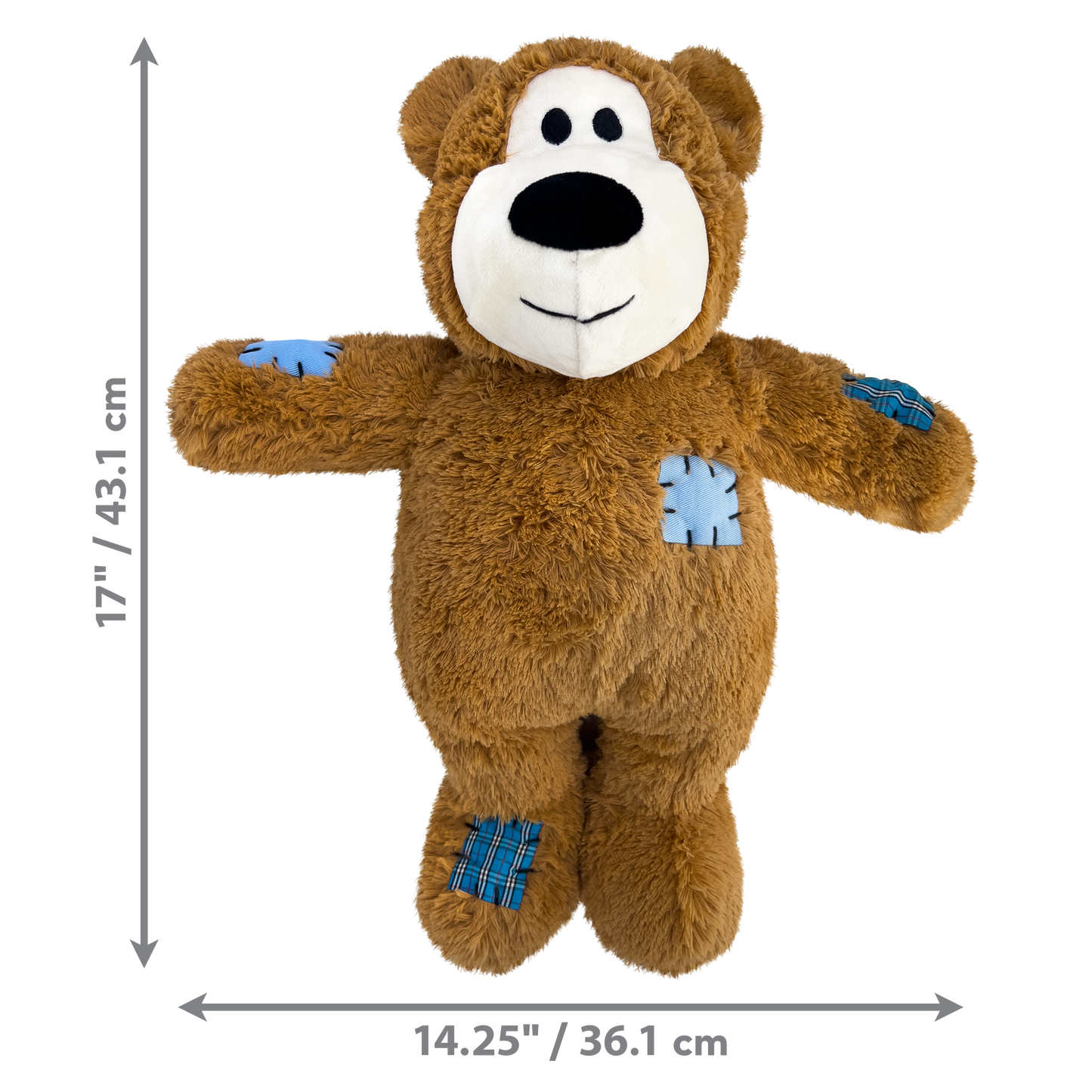 Kong Dog Toy Wild Knots Bear Jumbo Assorted