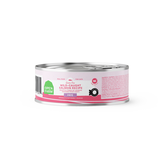 Open Farm Wild-Caught Salmon Pâté For Cats 2.8oz Can