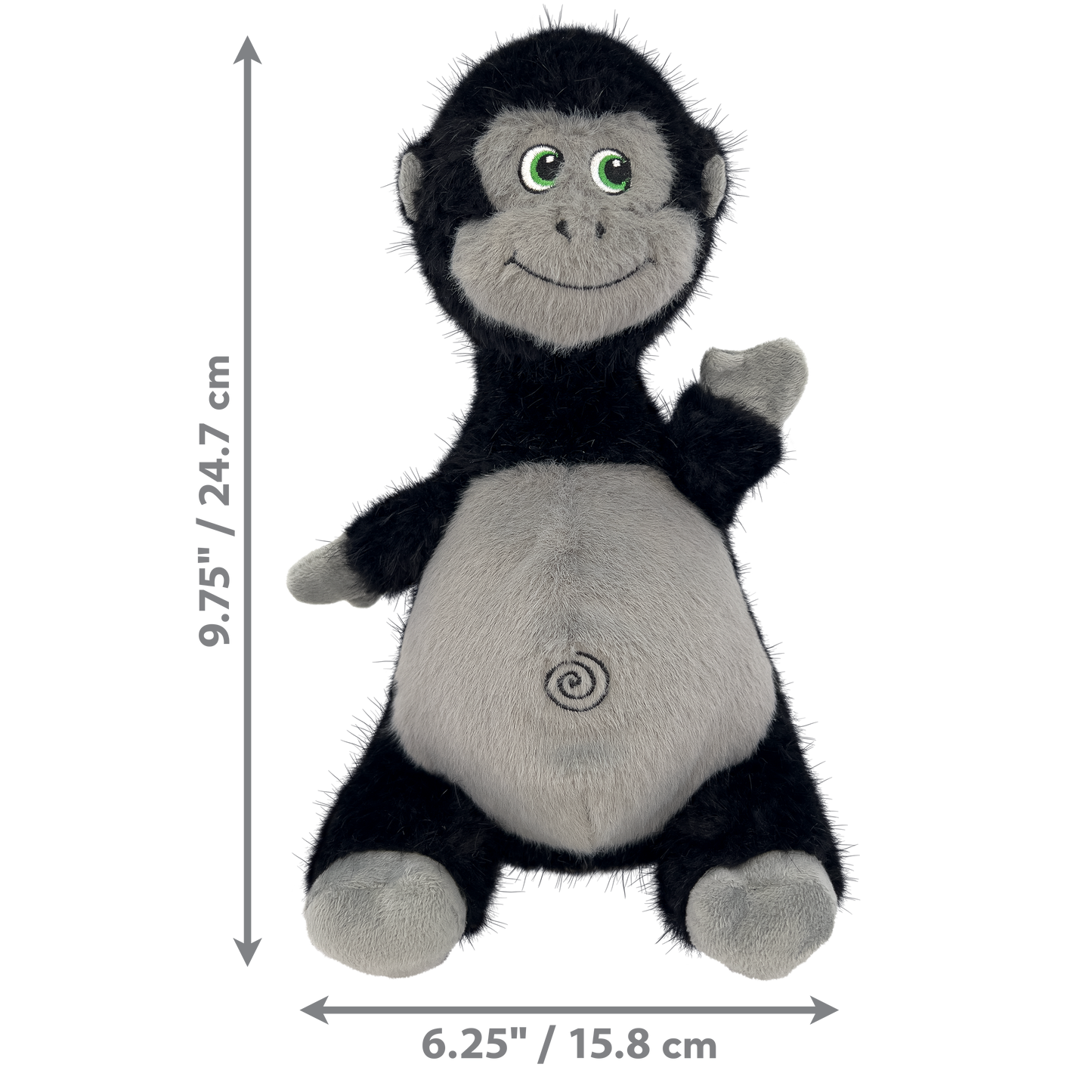 Kong Dog Toy Knots Belly Gorilla