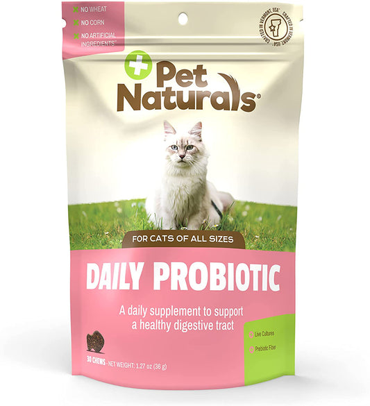 Pet Naturals Daily Probiotic for Cats, 30 Ct