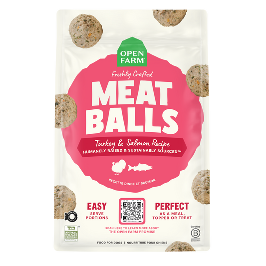 Open Farm Open Farm Freshly Crafted Meatballs - Turkey & Salmon Recipe 36oz Bag