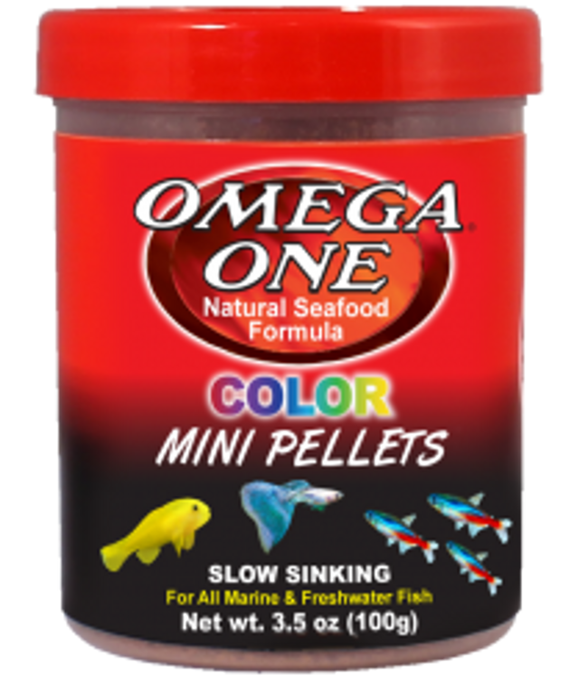 Omega One Color Mini Pellets 1.8 oz