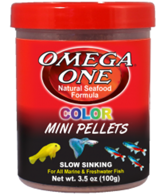 Omega One Color Mini Pellets 1.8 oz