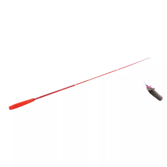 Coastal Turbo Telescoping Flying Feather Teaser Cat Toy 42in