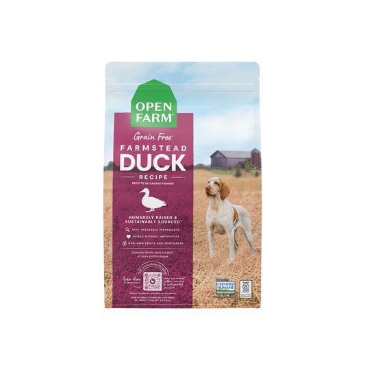 Open Farm Farmstead Duck Grain-Free Dry Dog Food 4lb bag