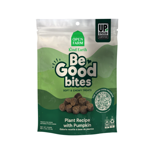 Open Farm Be Good Bites Plant Recipe With Pumpkin Treats For Dogs 6oz Bag