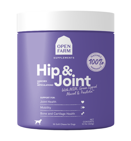 Open Farm Hip & Joint Supplements For Dogs 12.7oz Canister