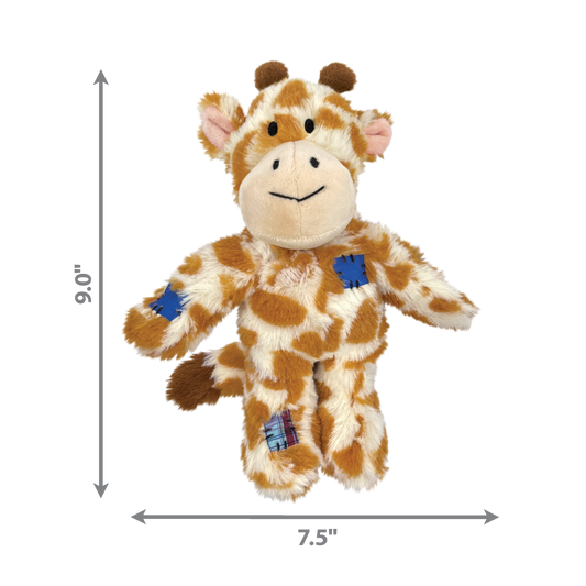 Kong Dog Toy Wild Knots Giraffe Small