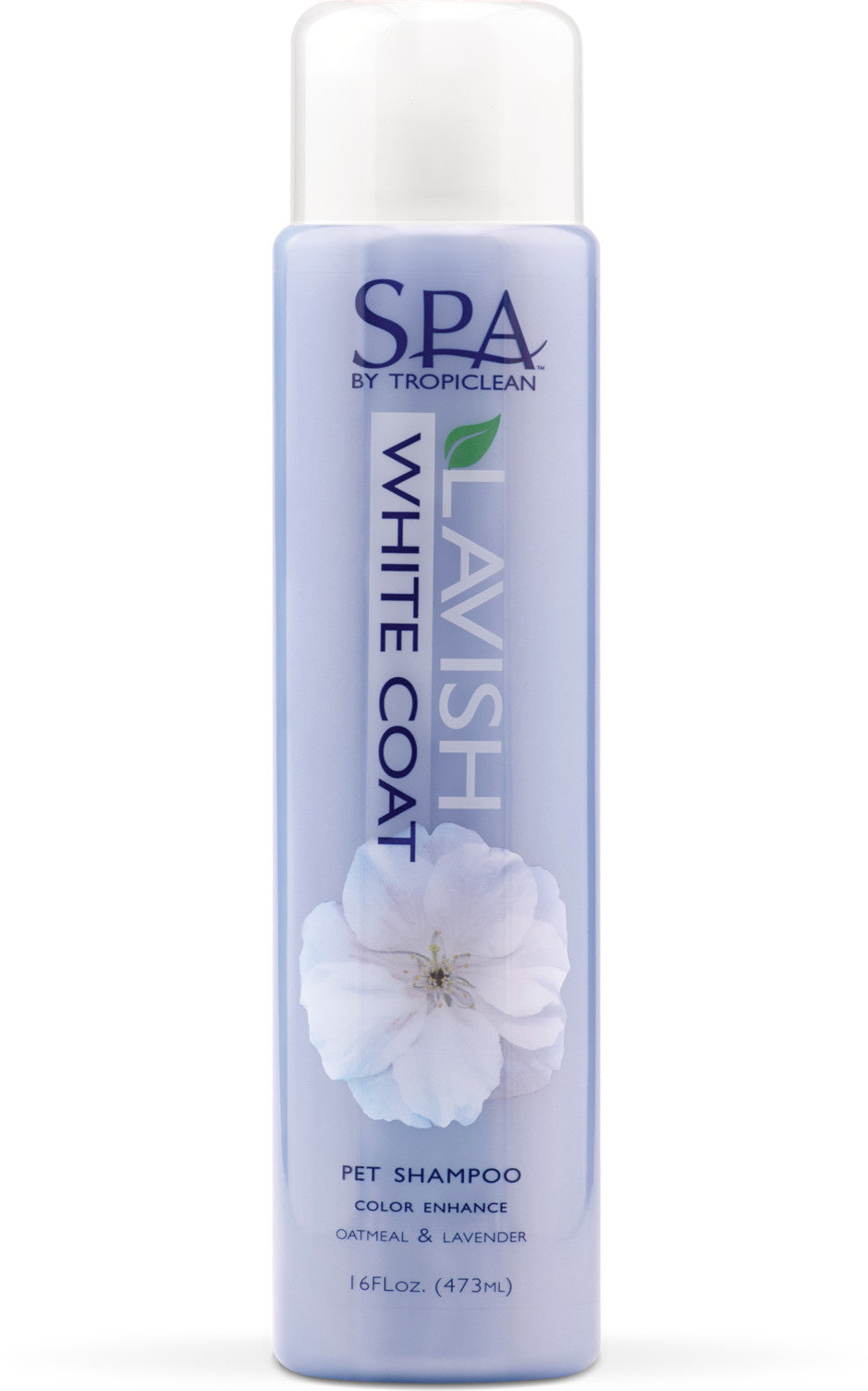 SPA by TropiClean Lavish White Coat Shampoo for Pets, 16oz