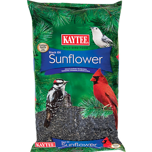 Kaytee Wild Bird Black Oil Sunflower Food, 5lb