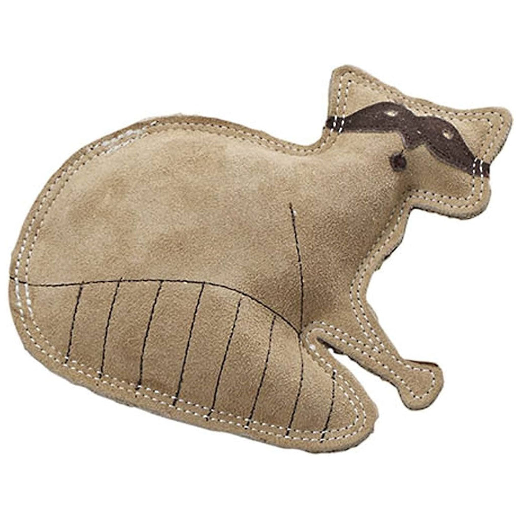 Spot Ethical Pet Dura Fused Leather Dog Toy Raccoon 7.5 in