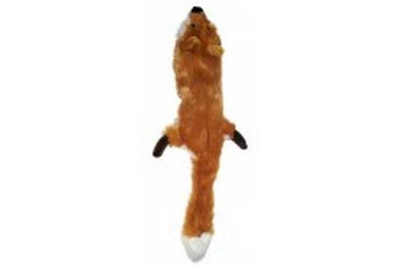 SPOT Skinneeez Stuffing Free Plush Fox Dog Toy  14in