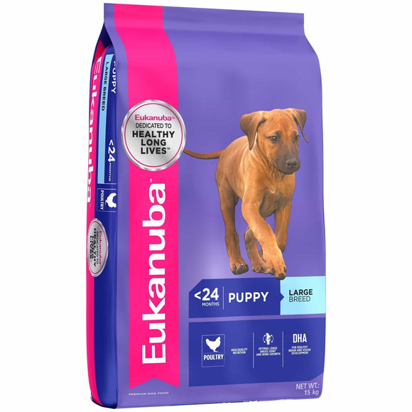 Eukanuba Large Breed Puppy Chicken Dry Dog Food, 16 lb