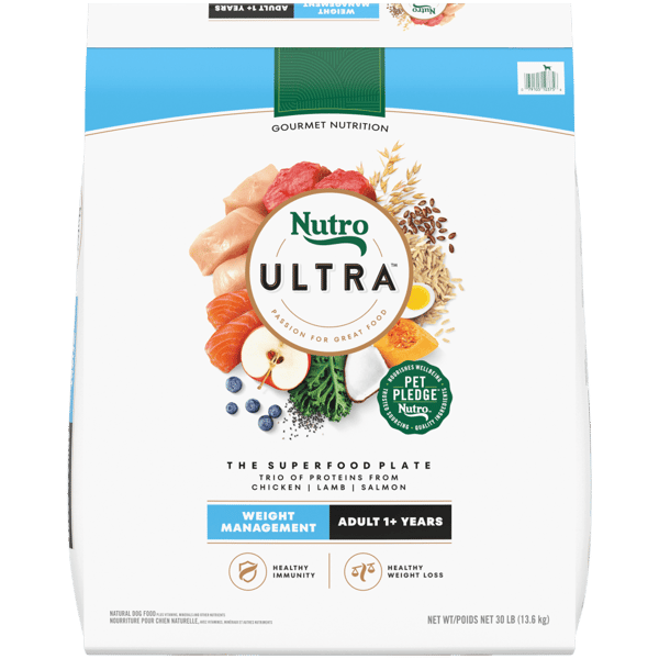 Nutro Ultra Dry Dog Food Adult Weight Management Formula 30lb bag