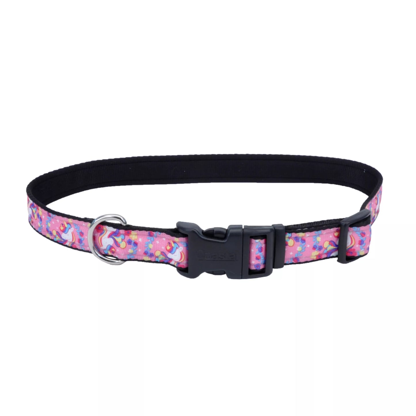 Coastal Exclusive Styles 5/8in Wide 8-12in Dog Collar Unicorns