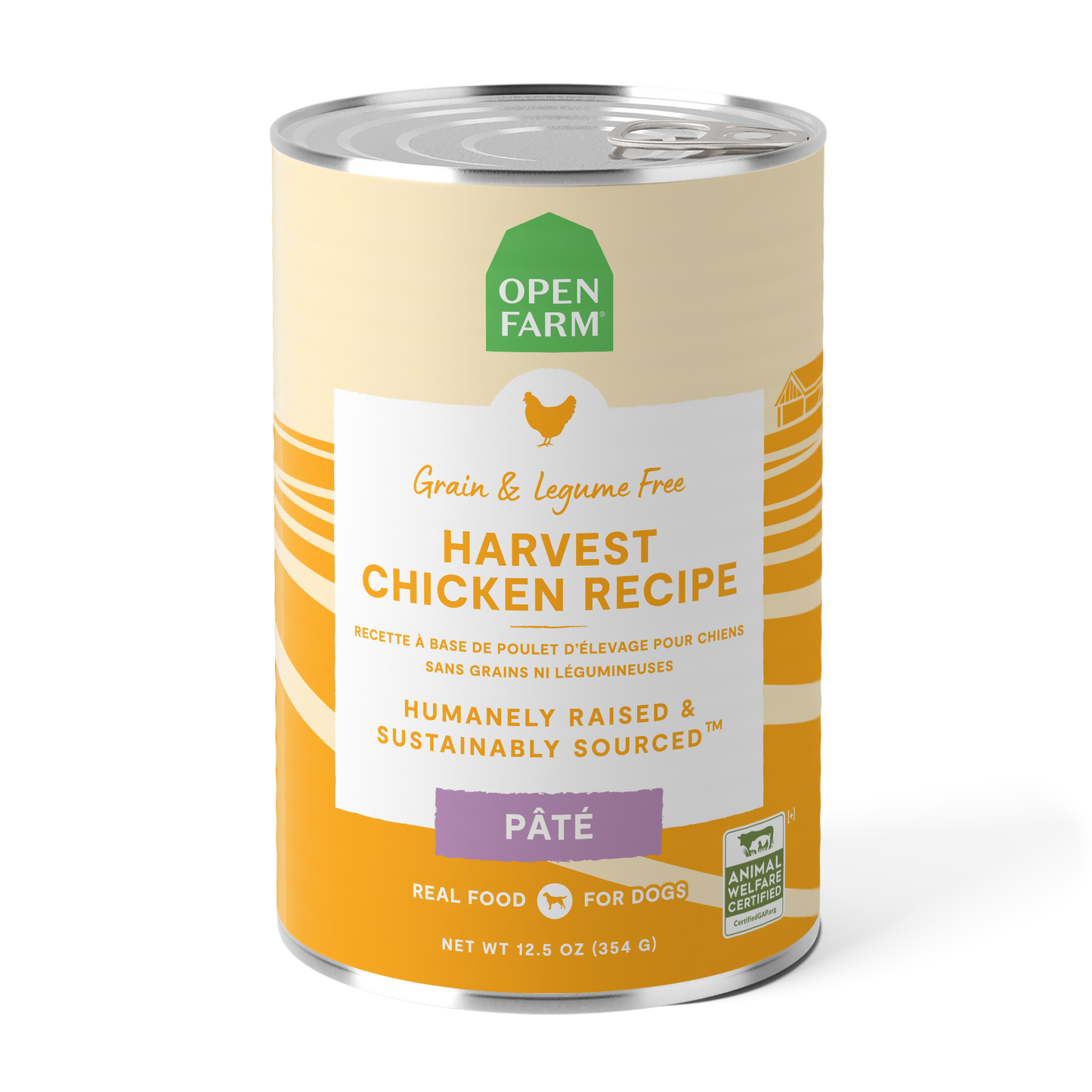 Open Farm Harvest Chicken Pâté For Dogs 12.5oz Can