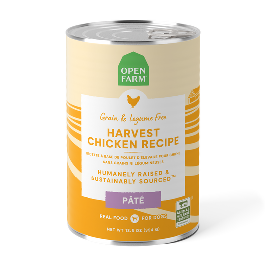 Open Farm Harvest Chicken Pâté For Dogs 12.5oz Can